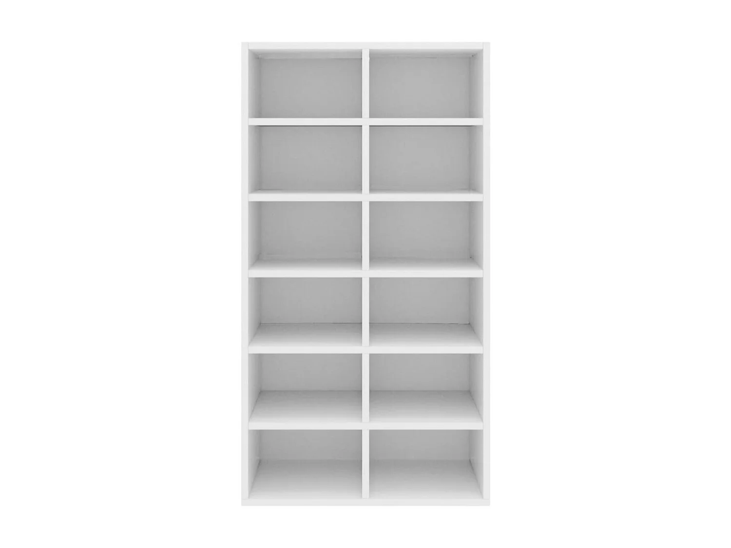 Étagère à chaussures Blanc 54 x 34x100