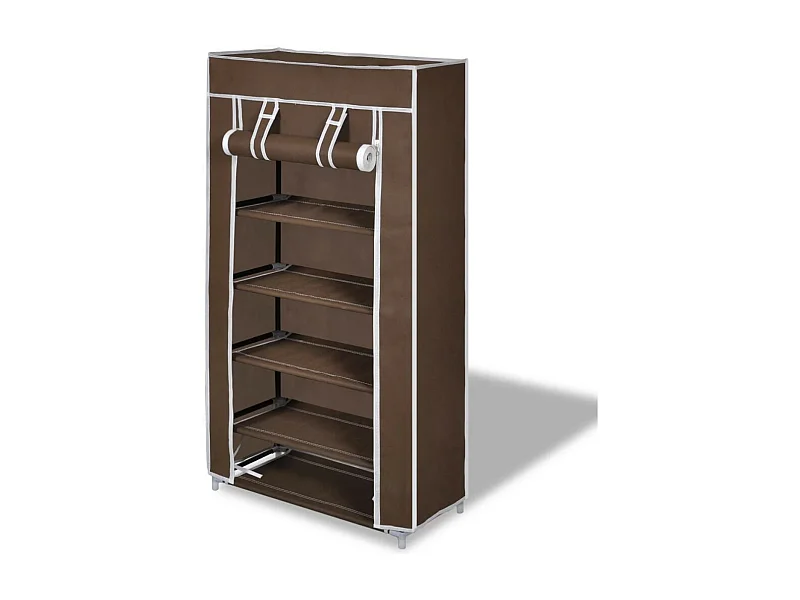 Porte-chaussures étagères 58 x 28x106 Brun