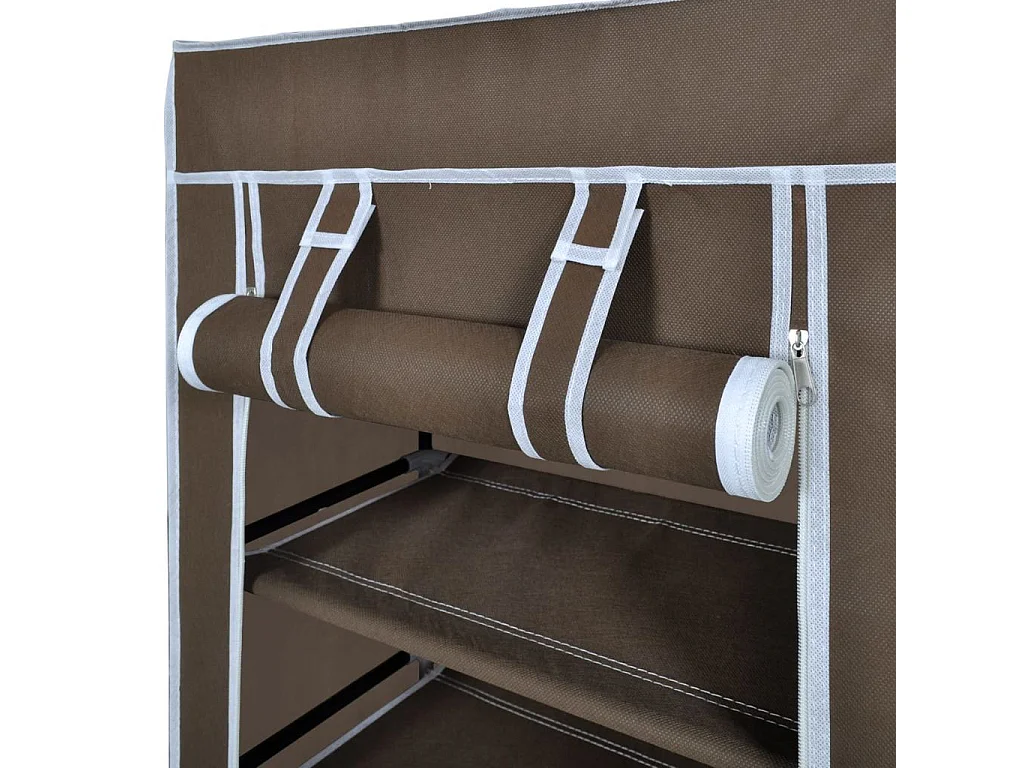 Porte-chaussures étagères 58 x 28x106 Brun