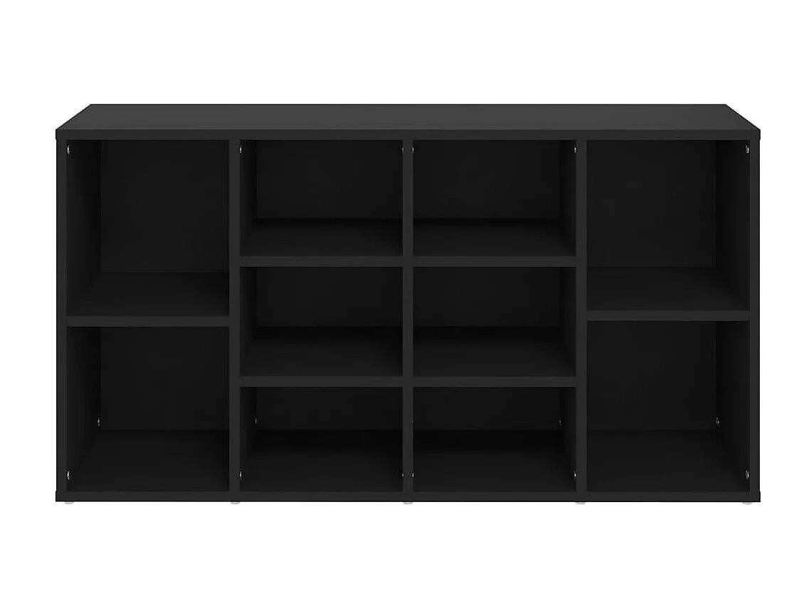 Banc à chaussures Noir 103x30x54,5