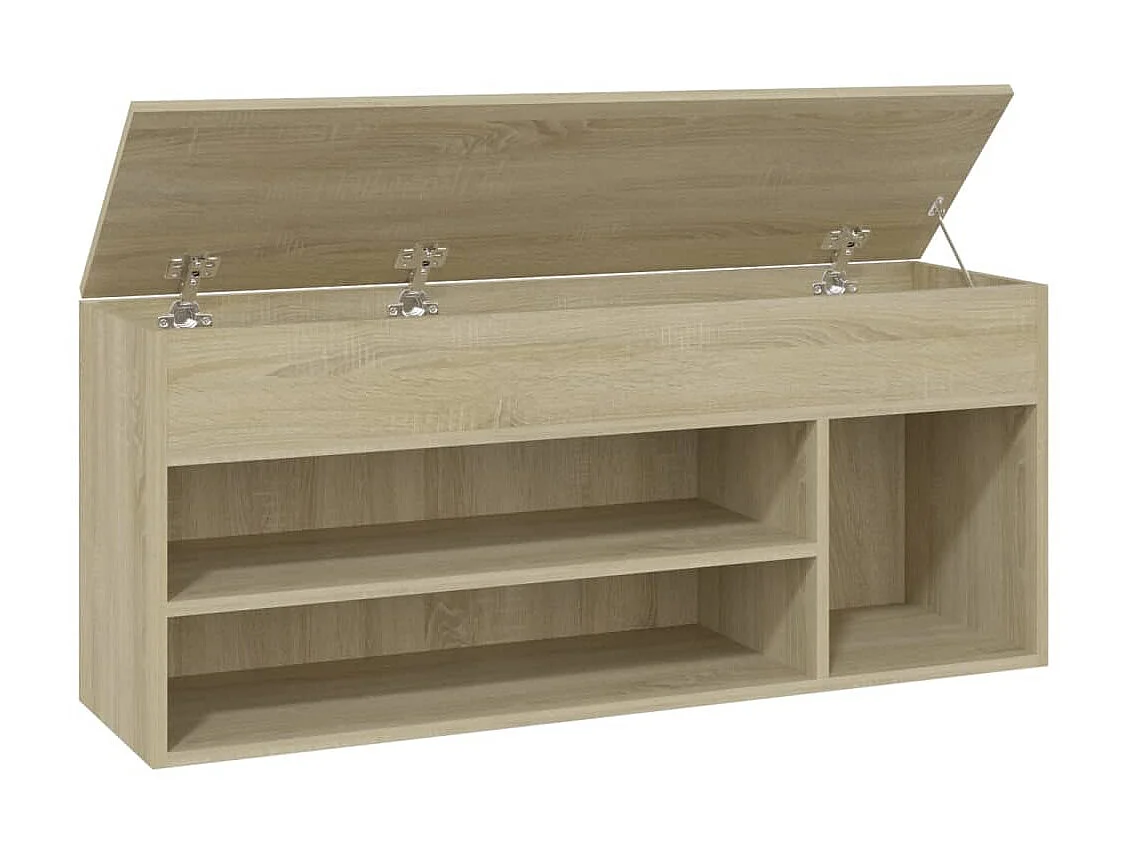 Banc à chaussures Chêne sonoma 105x30x45