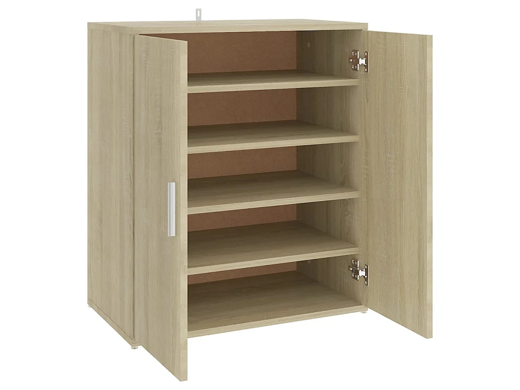 Armoire à chaussures Chêne sonoma 60x35x70 2