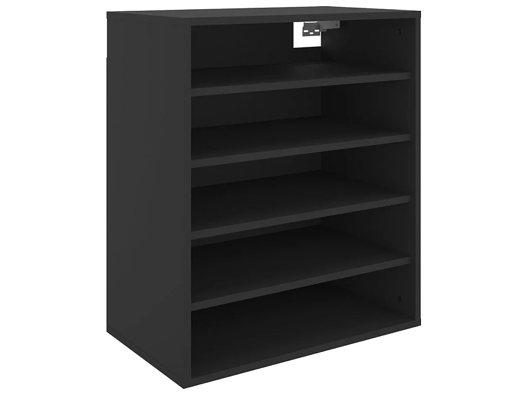 Armoire à chaussures Noir 60x35x70