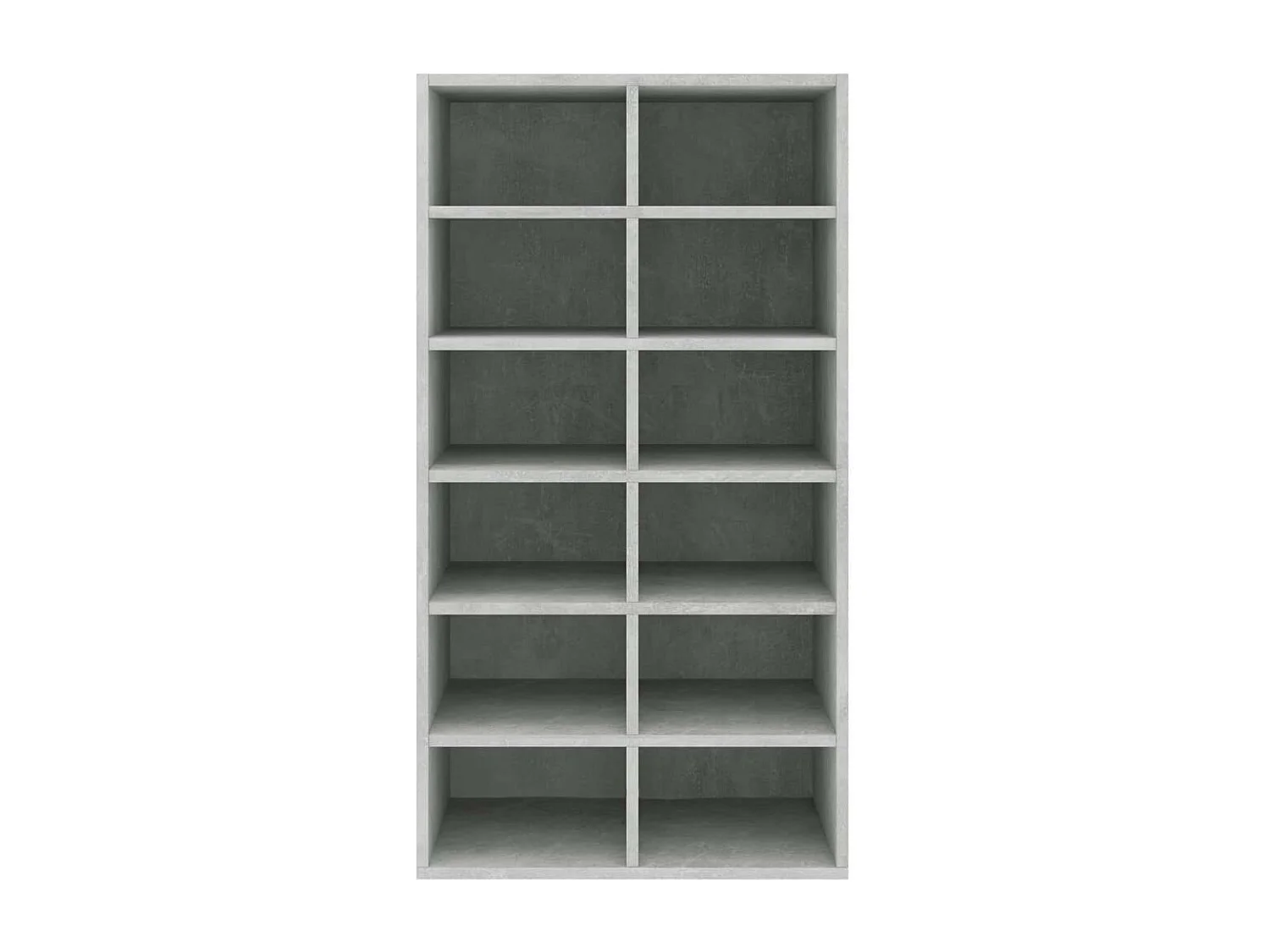 Étagère à chaussures Gris béton 54 x 34x100