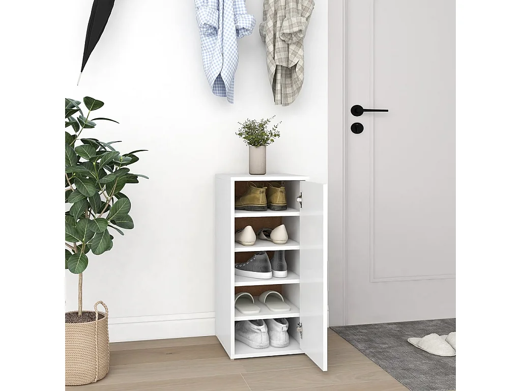 Armoire à chaussures Blanc 32x35x70