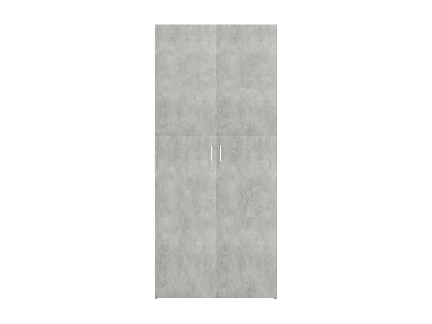 Schoenenkast 80x35,5x180 cm bewerkt hout betongrijs