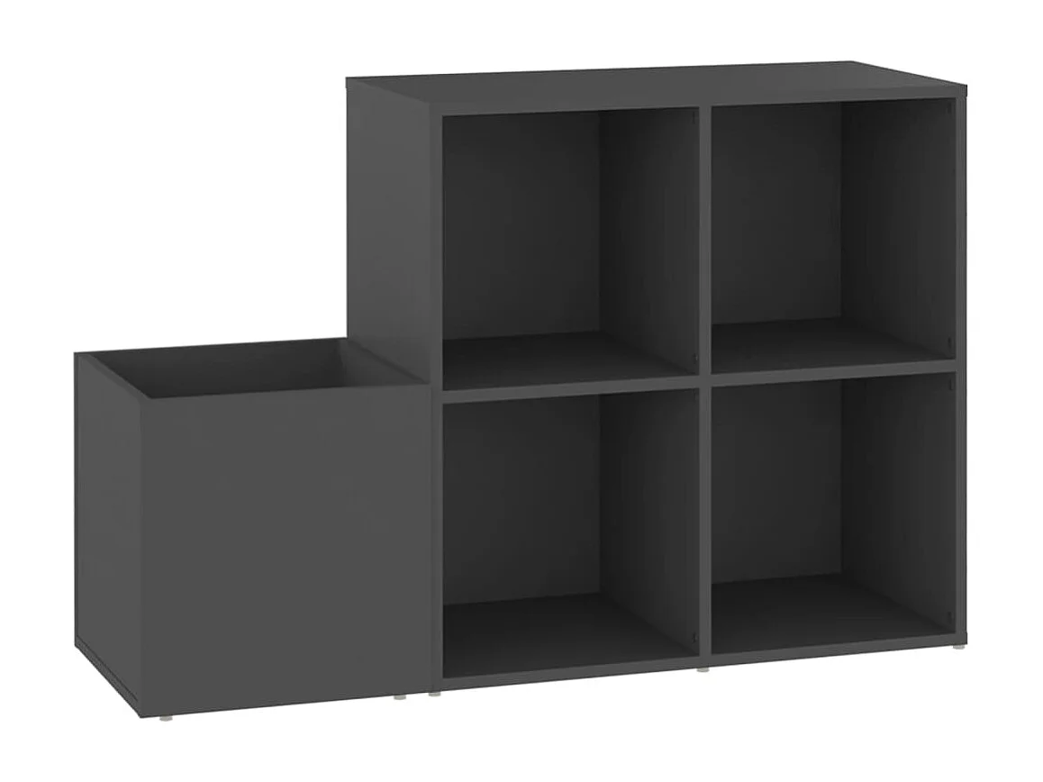 Armoire à chaussures entrée Gris 105x35,5x70