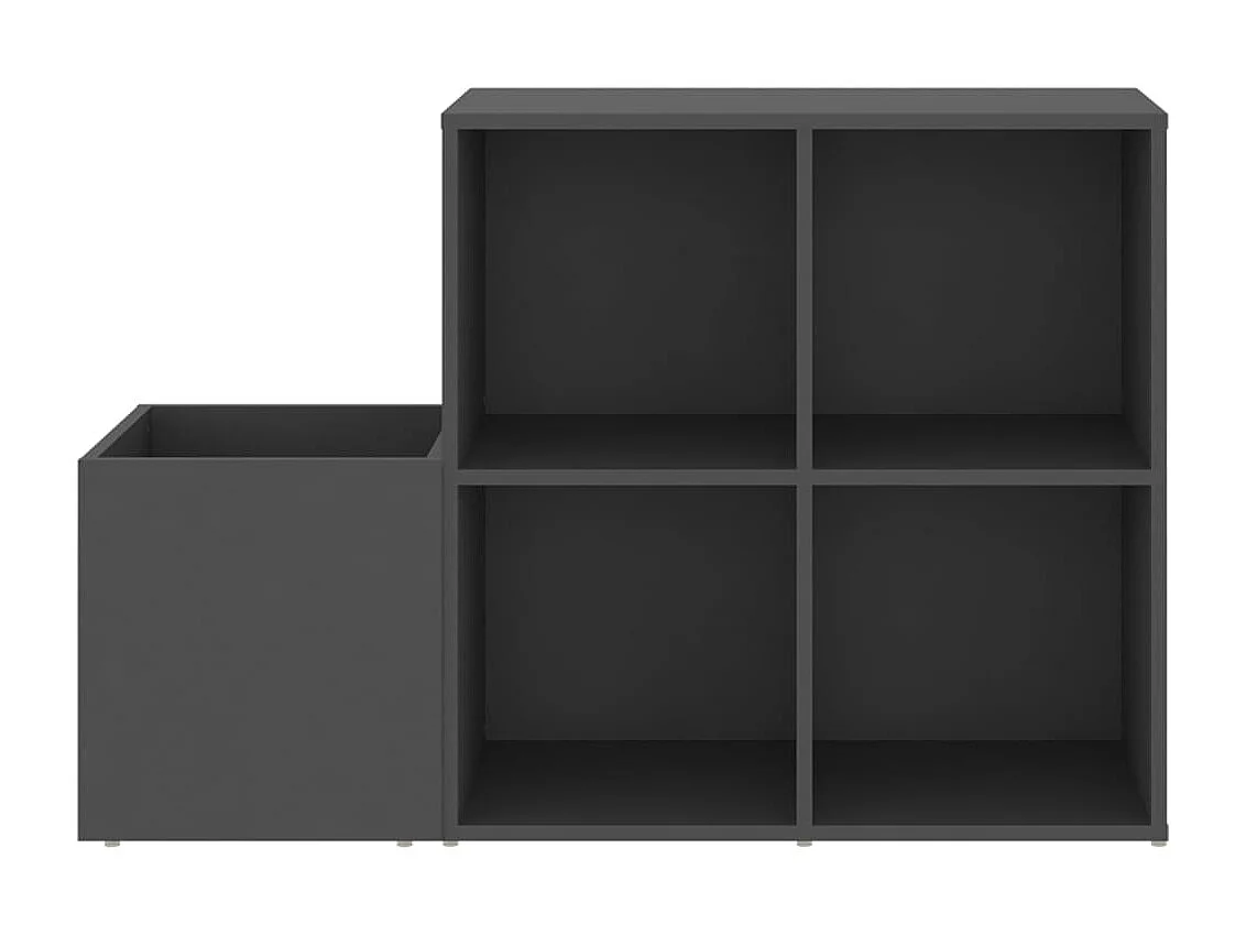 Armoire à chaussures entrée Gris 105x35,5x70