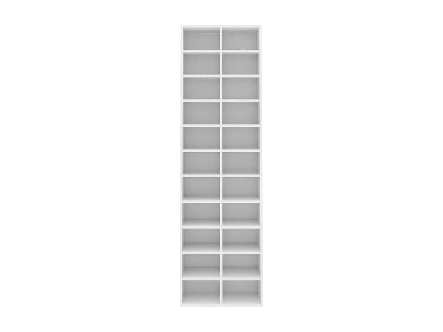 Armoire à chaussures Blanc 54 x 34x183