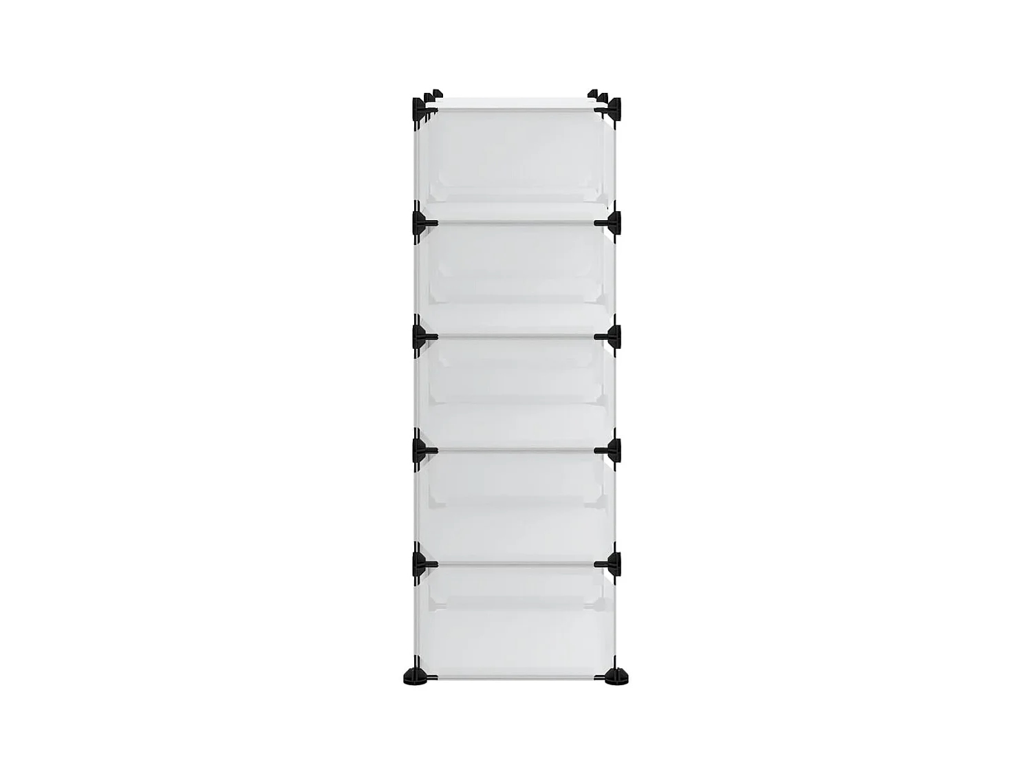 Schoenenrek 84x32x88,5 cm polypropeen transparant