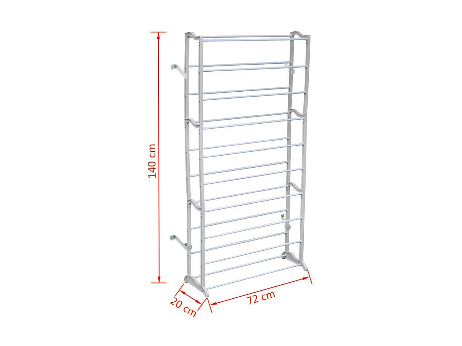 Étagère à chaussures 2 pcs