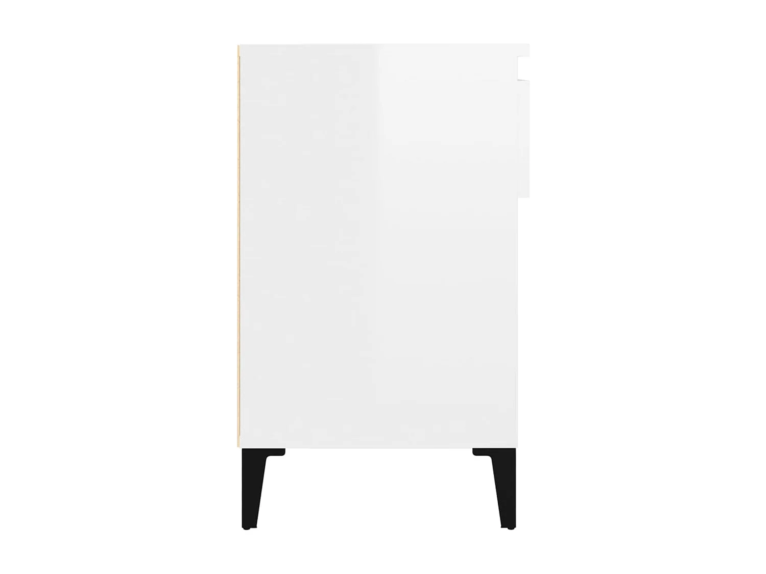 Armoire à chaussure Blanc brillant 102x36x60 Bois ingénierie