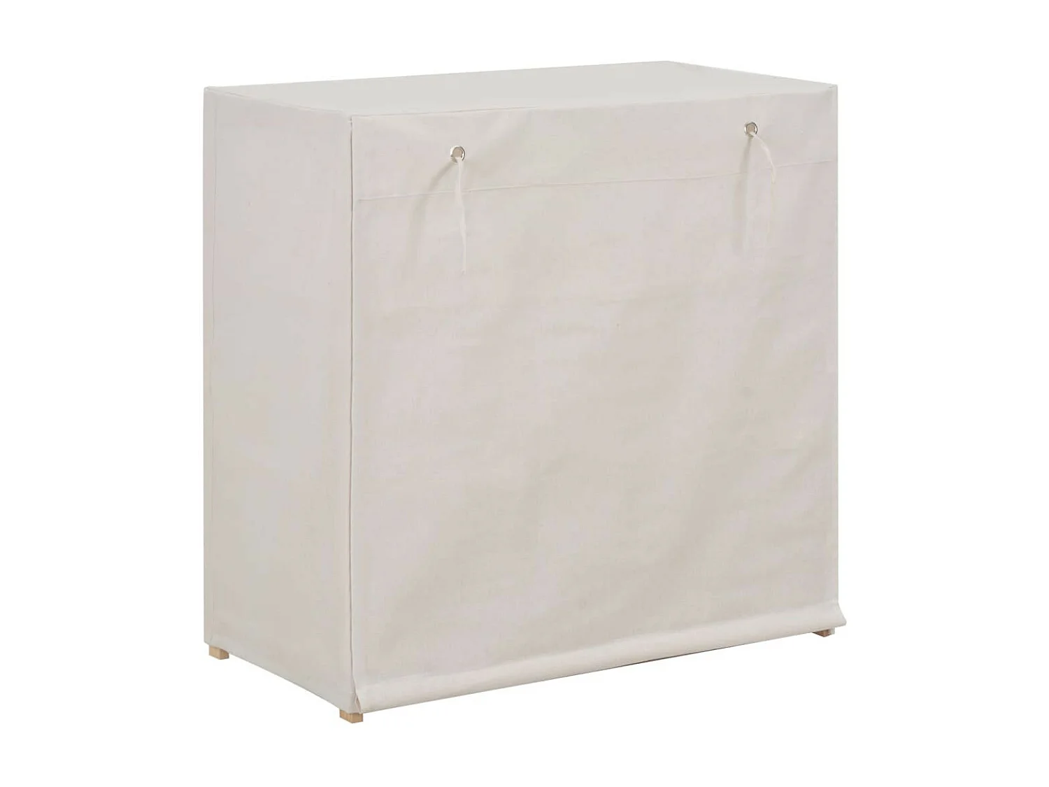 Armoire à chaussures avec housse Blanc 79x40x80 Tissu