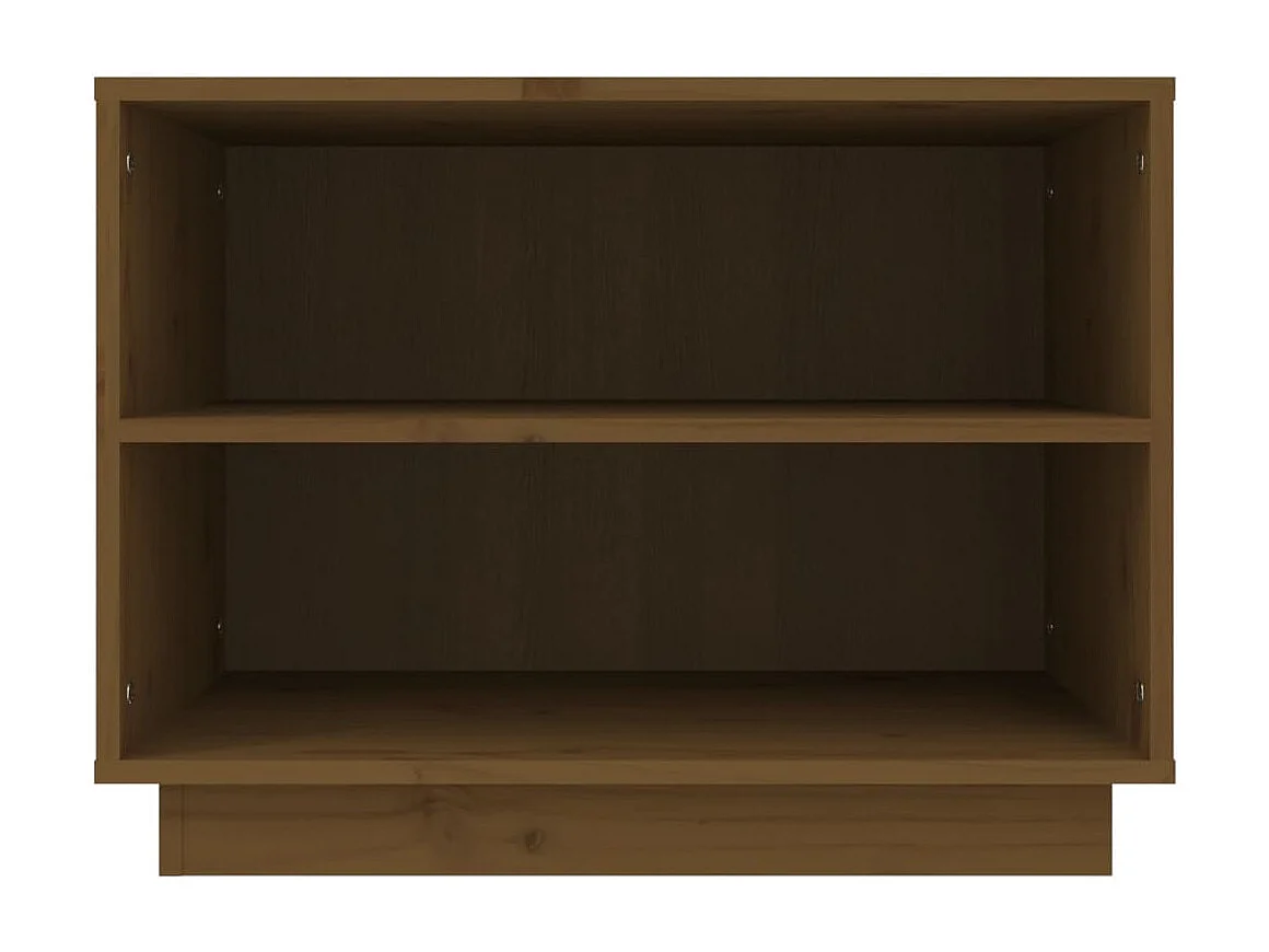 Armoire à chaussures Marron miel 60x34x45 Bois de pin massif