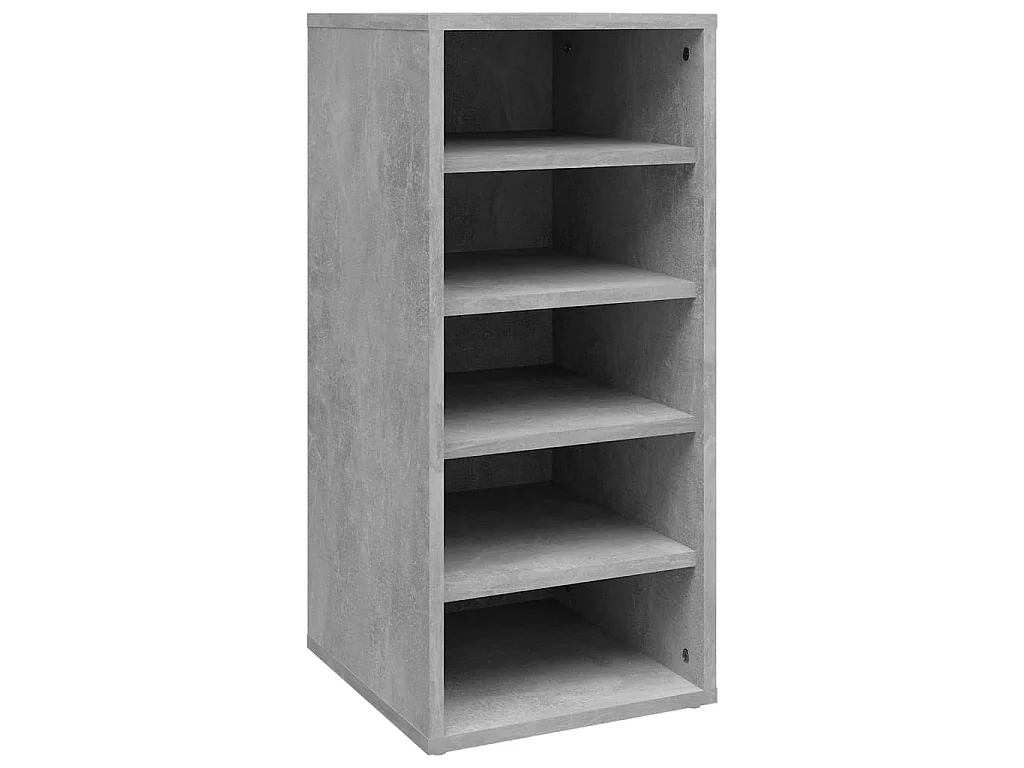 Armoire à chaussures Gris béton 31,5x35x70