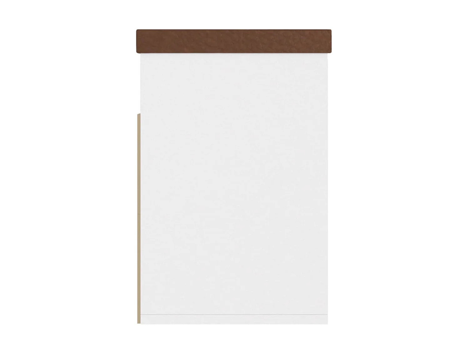 Banc à chaussures avec coussin Blanc 80x30x47