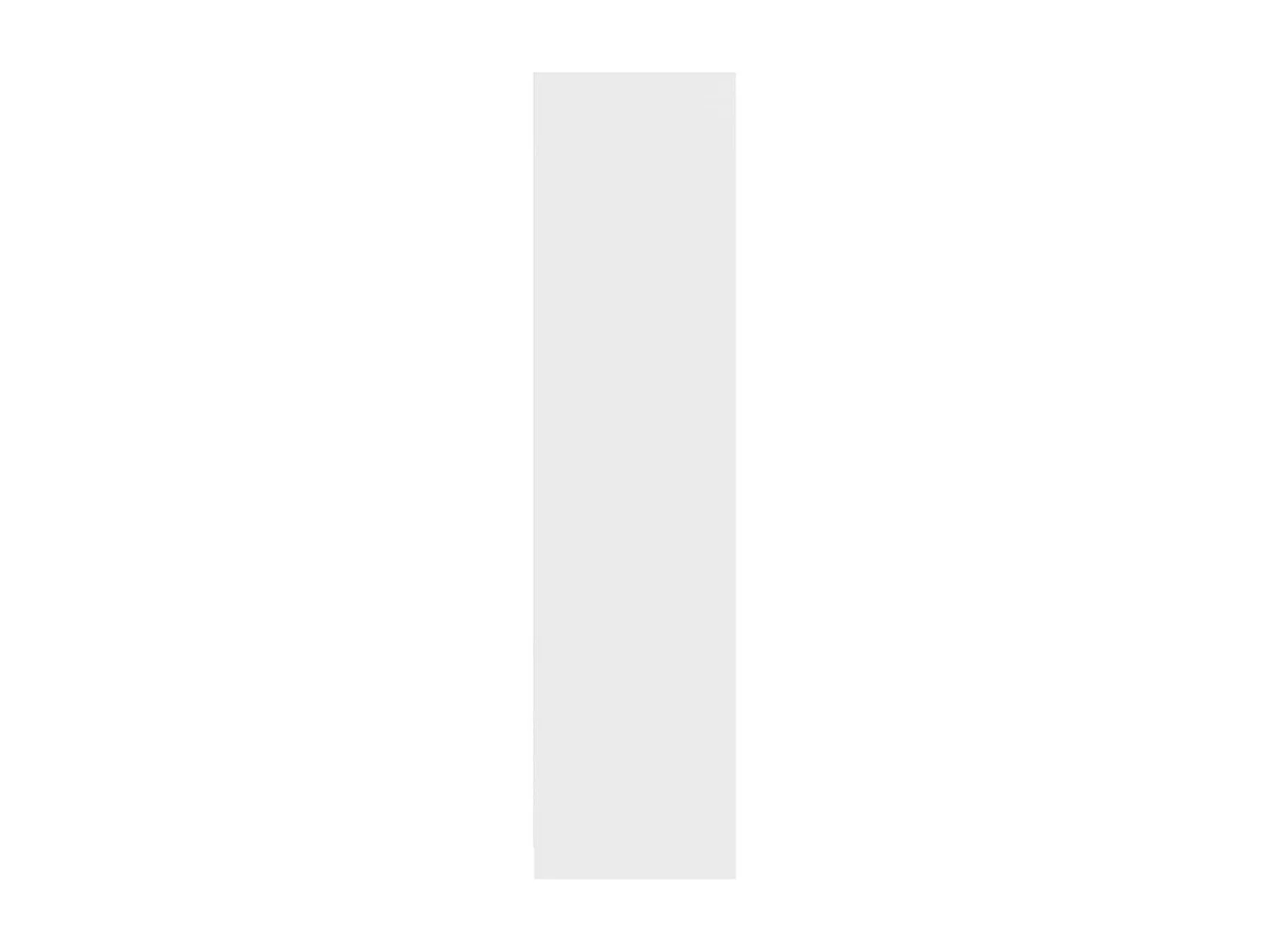 Armoire dressing 1 penderie 2 tiroirs 50cm - Collection Kodok-Blanc brillant