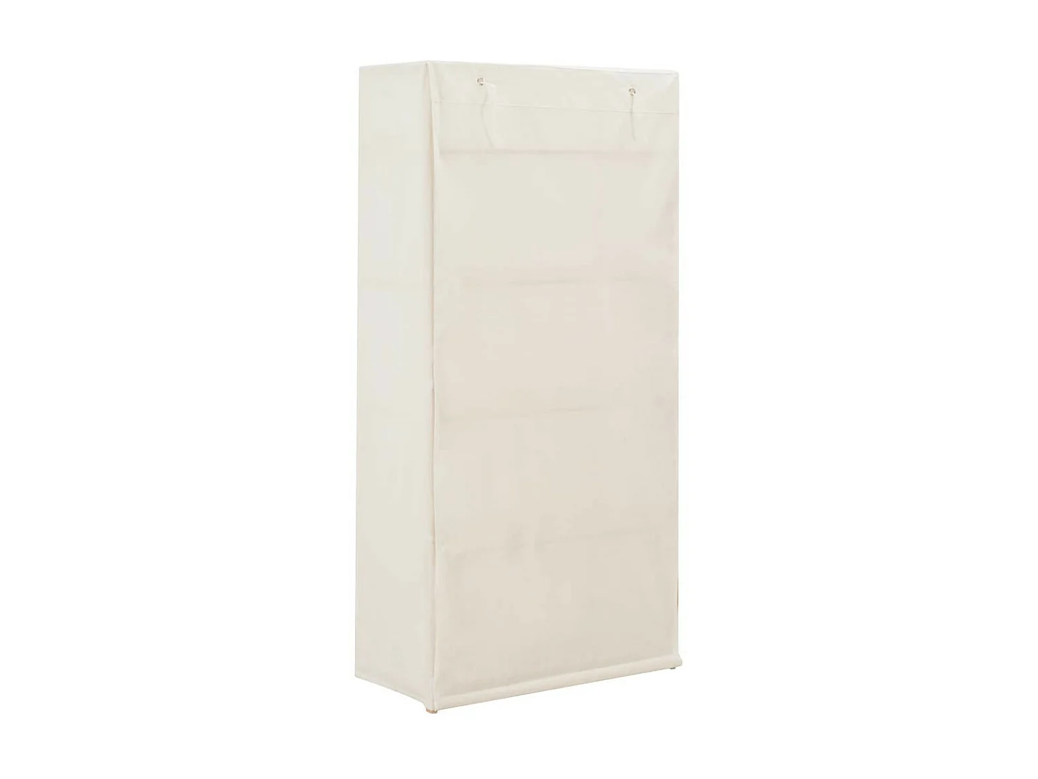 Garde-robe Blanc 79 x 40x170 Tissu