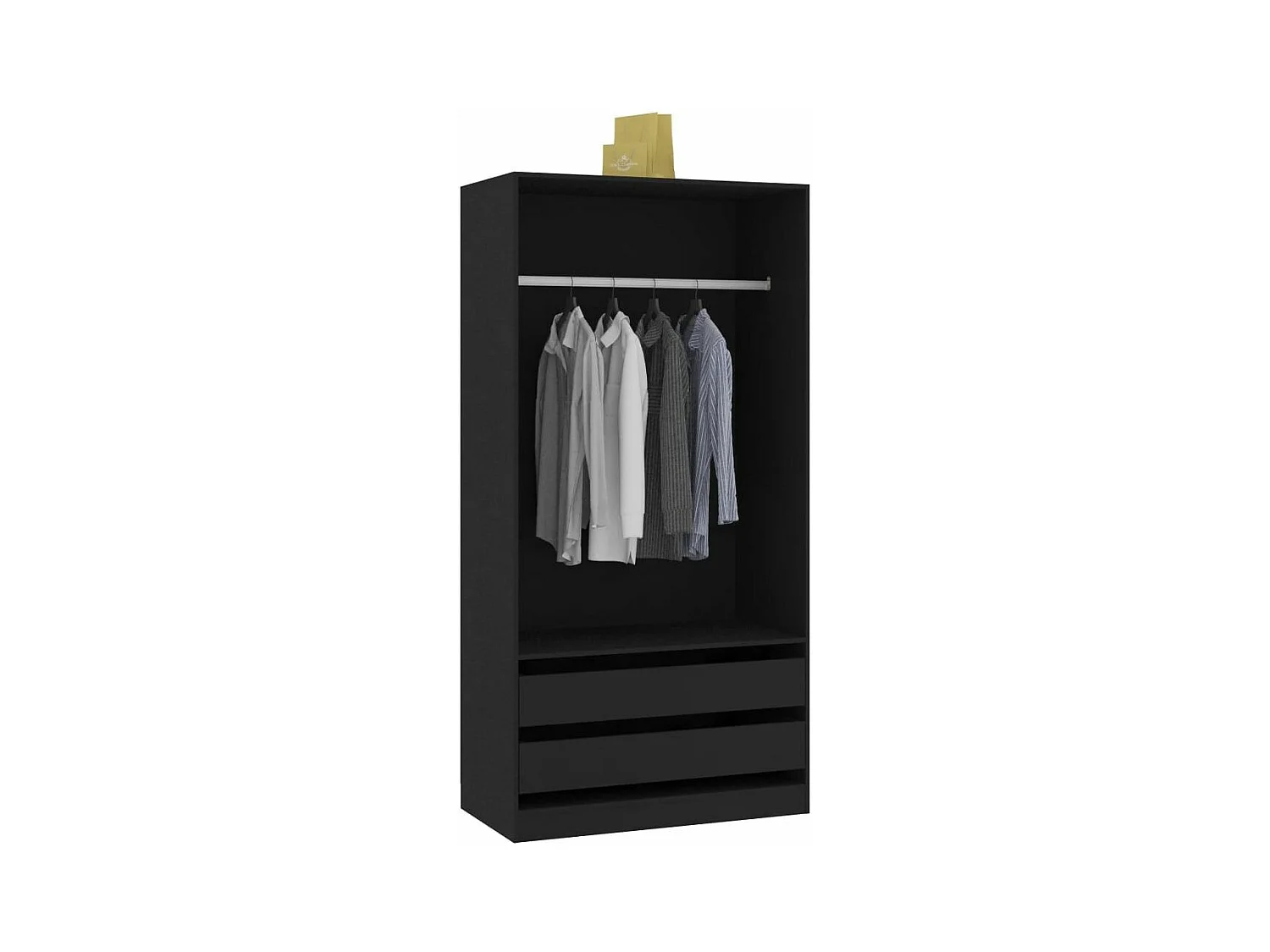 Garde-robe Noir 100x50x200