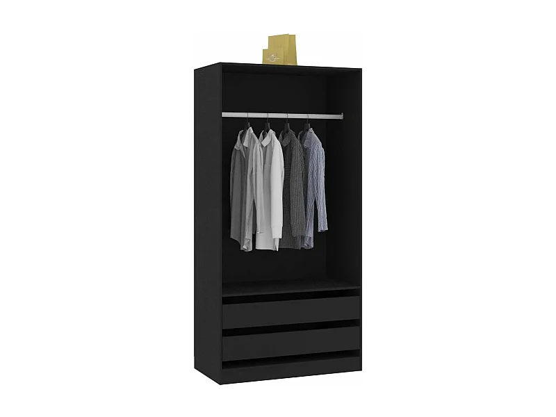 Garde-robe Noir 100x50x200