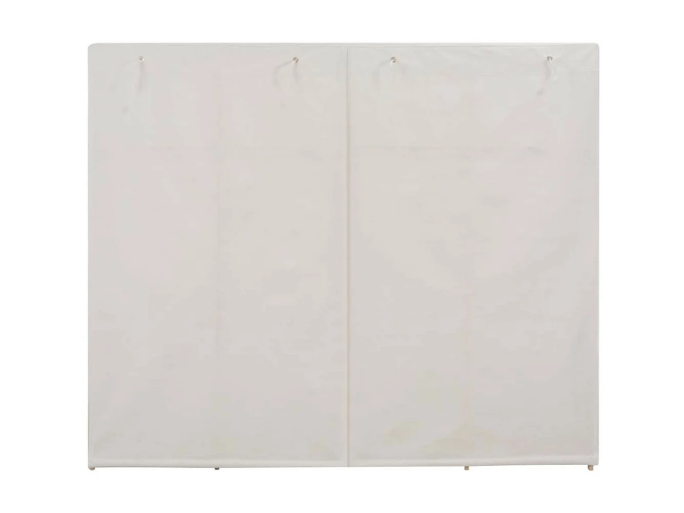 Garde-robe Blanc 200 x 40x170 Tissu