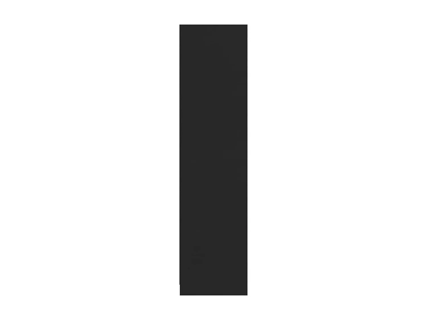 Armoire dressing 1 penderie 2 tiroirs 50cm - Collection Kodok-Noir