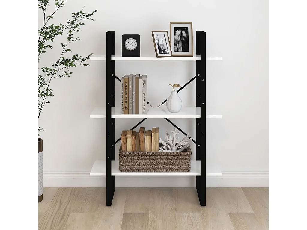 Bibliothèque Blanc 80x30x105