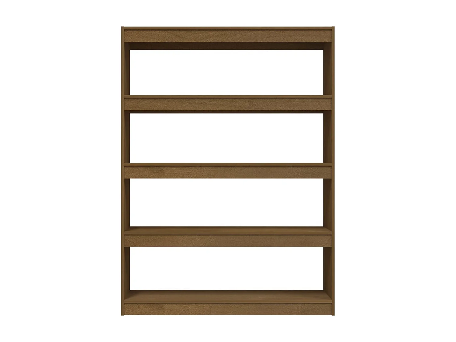 Bibliothèque-Séparateur de pièce Marron miel 100x30x135,5 Pin