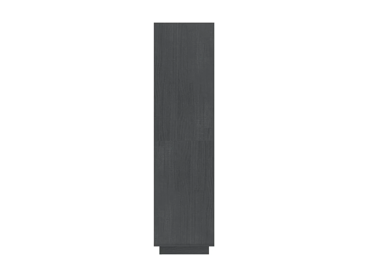 Bibliothèque-Séparateur de pièce Gris 40x35x135 Pin massif