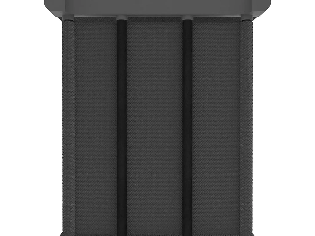Étagère d'affichage 5 cubes Gris 103x30x72,5 Tissu