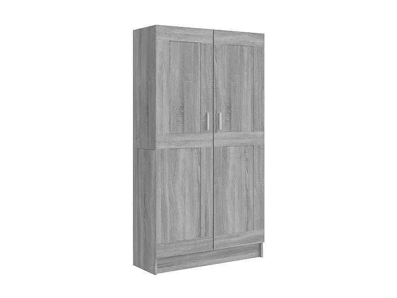 Bibliothèque Sonoma gris 82,5x30,5x150 Bois d'ingénierie