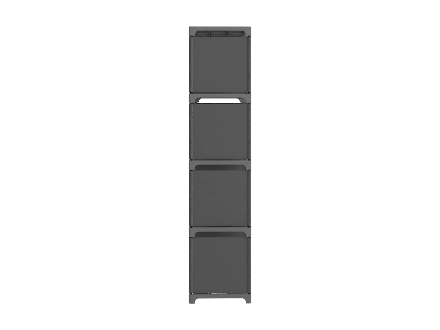 Étagère d'affichage 12 cubes Gris 103x30x141 Tissu