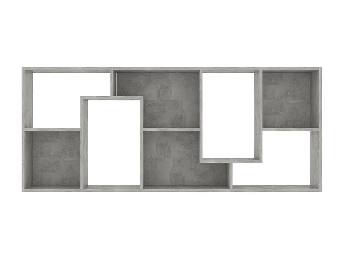 Bibliothèque Gris béton 67x24x161