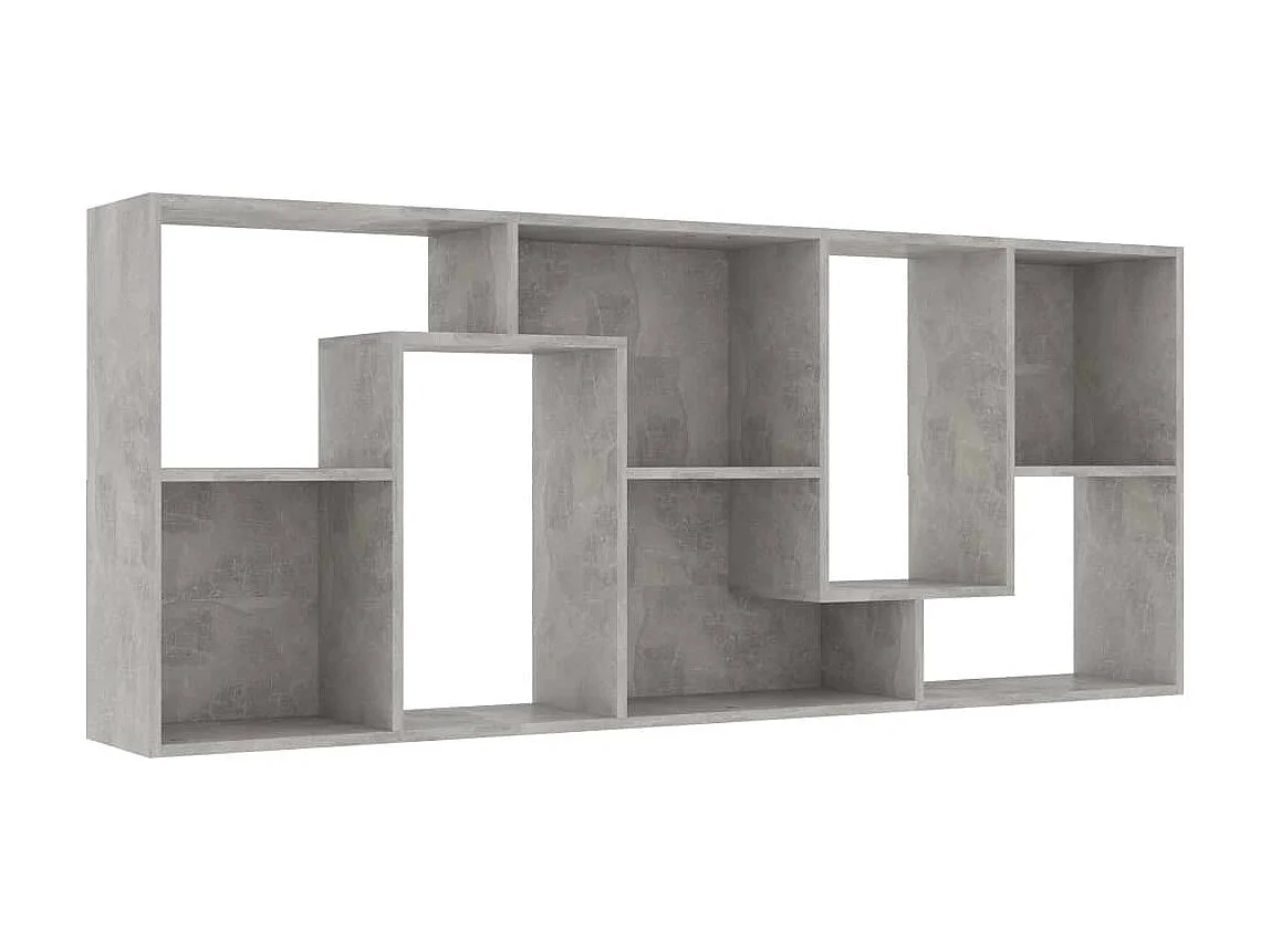 Bibliothèque Gris béton 67x24x161