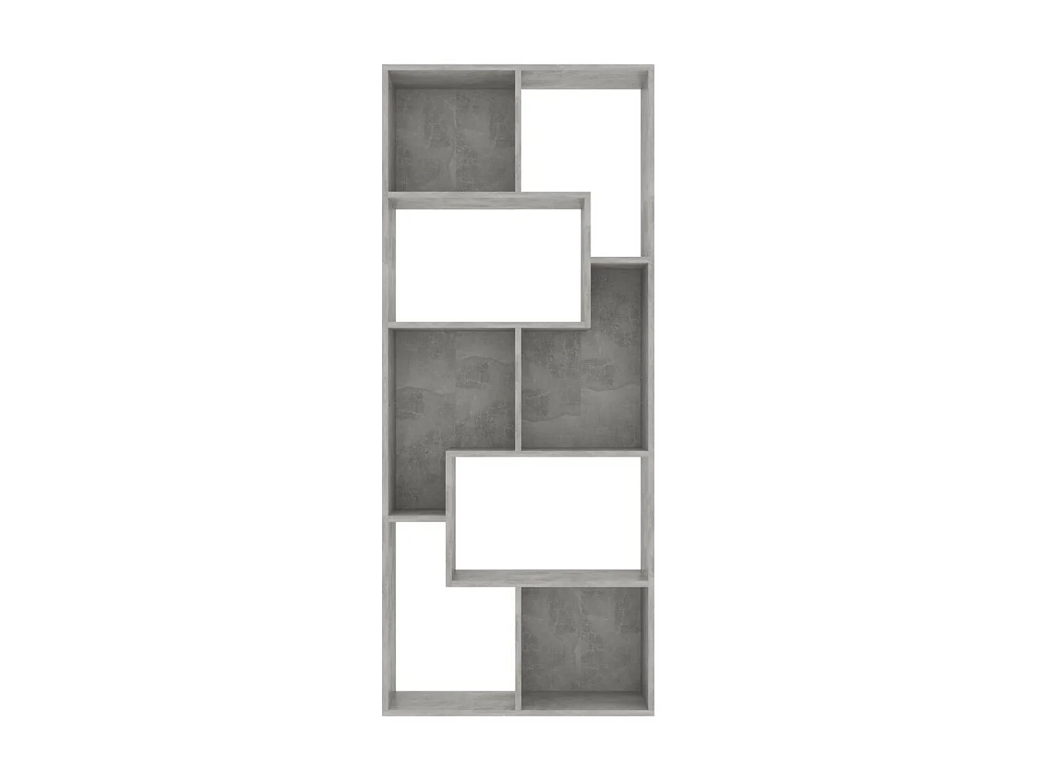 Bibliothèque Gris béton 67x24x161