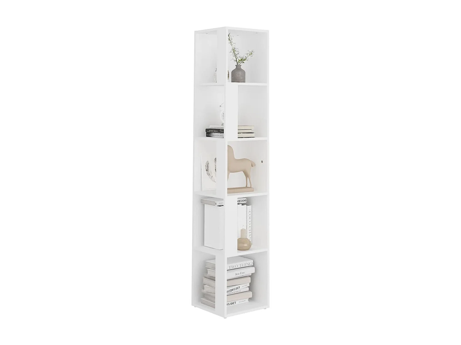 Armoire d'angle Blanc 33x33x164,5