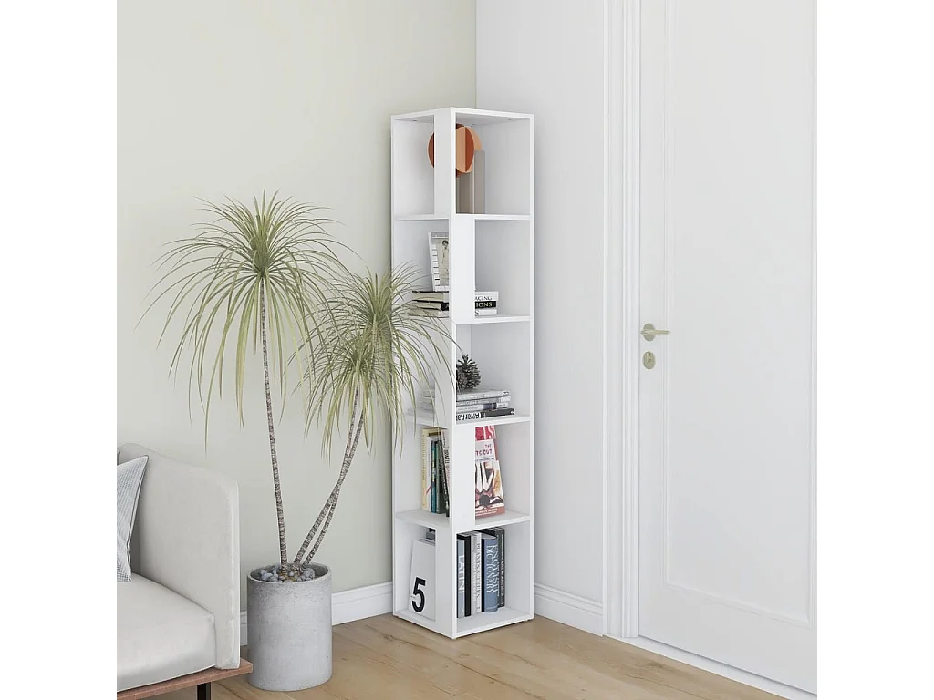 Armoire d'angle Blanc 33x33x164,5