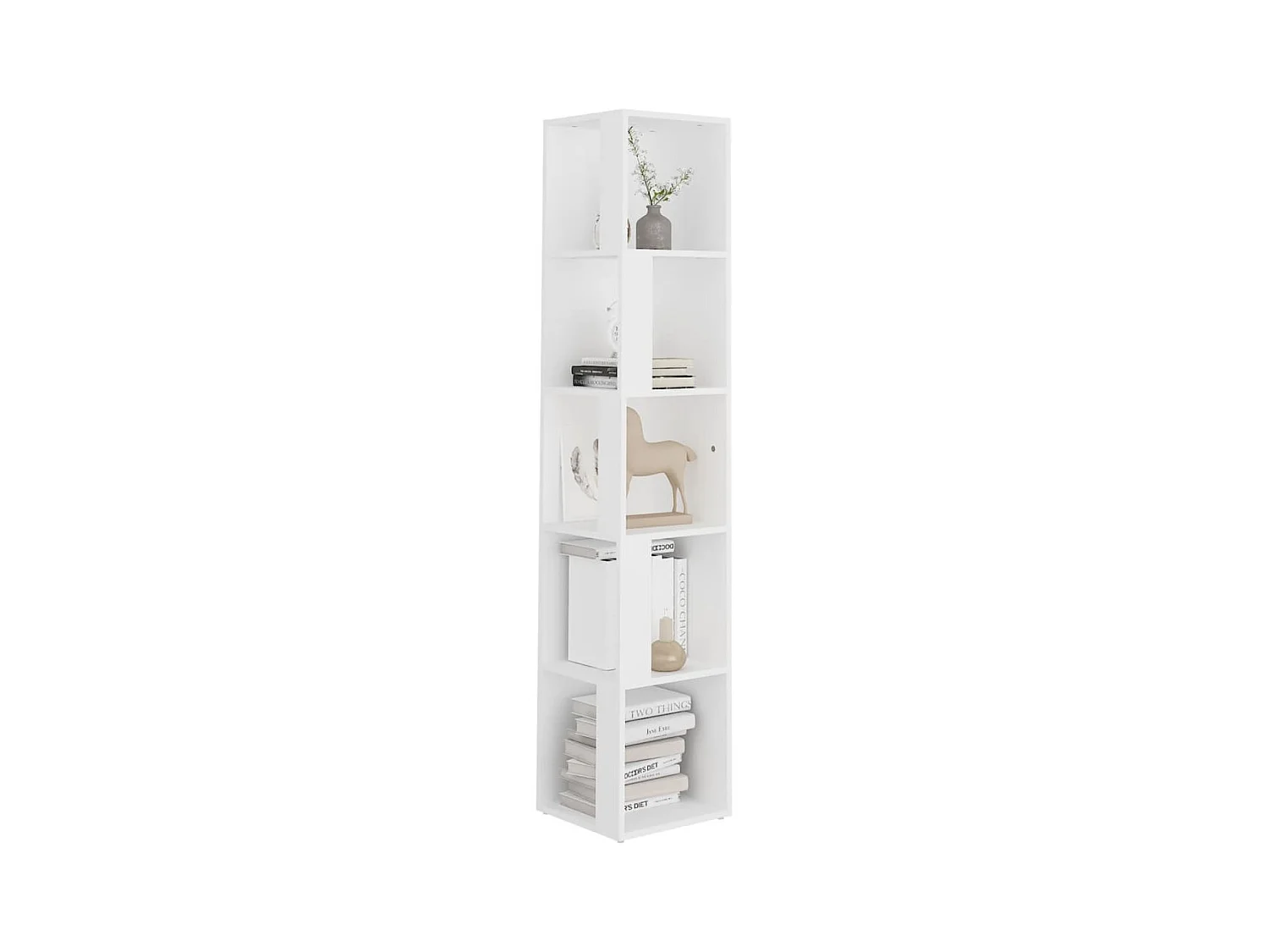 Armoire d'angle Blanc 33x33x164,5