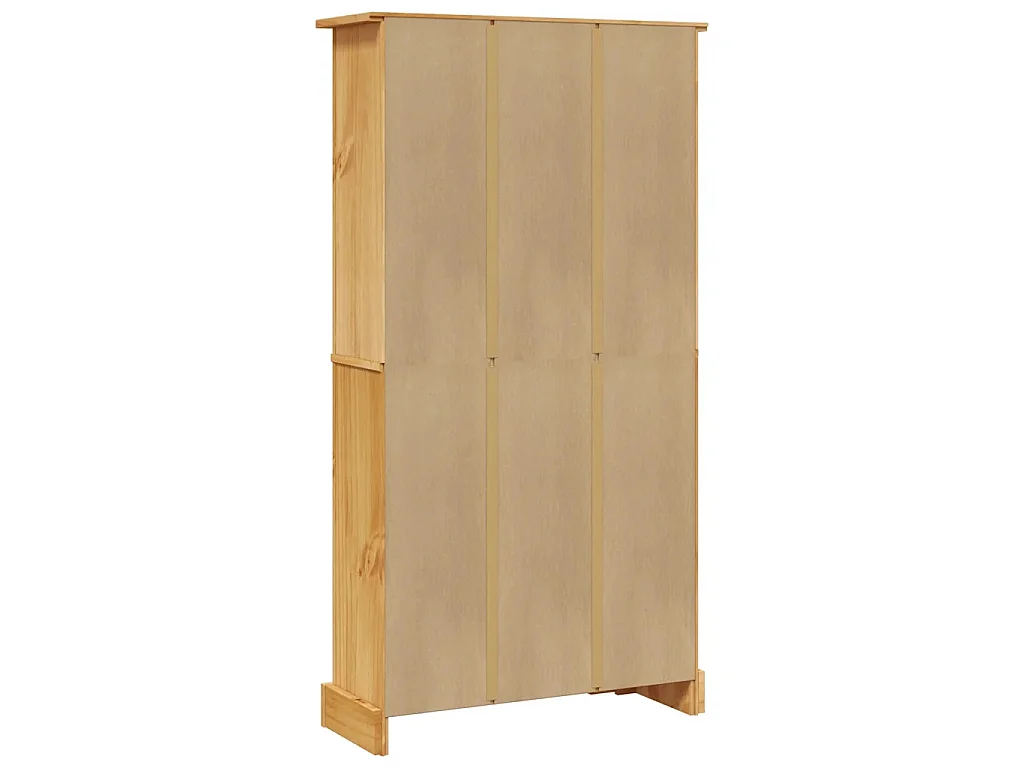 Bibliothèque 4 niveaux pin massif Houra 150cm
