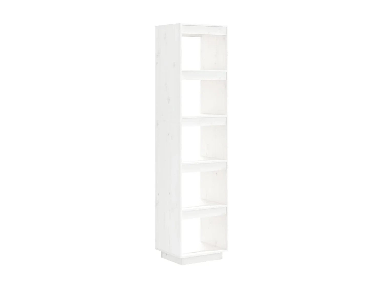 Bibliothèque-Séparateur de pièce Blanc 40x35x167 Pin solide