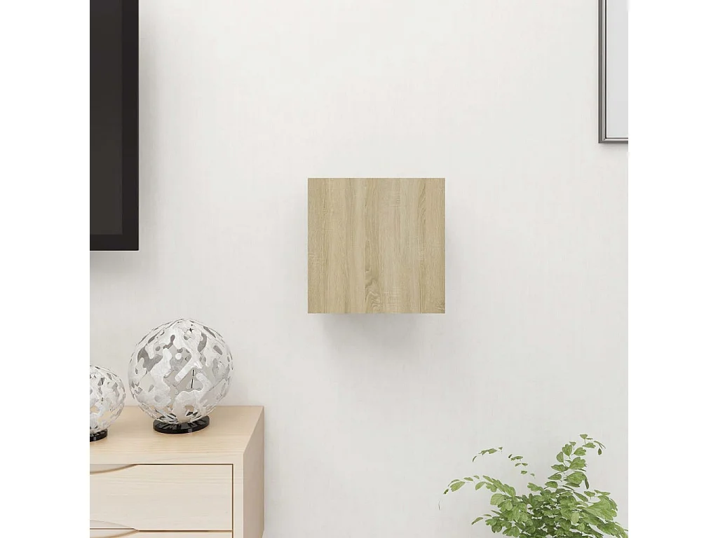 Étagère murale Chêne sonoma 30,5x30x30