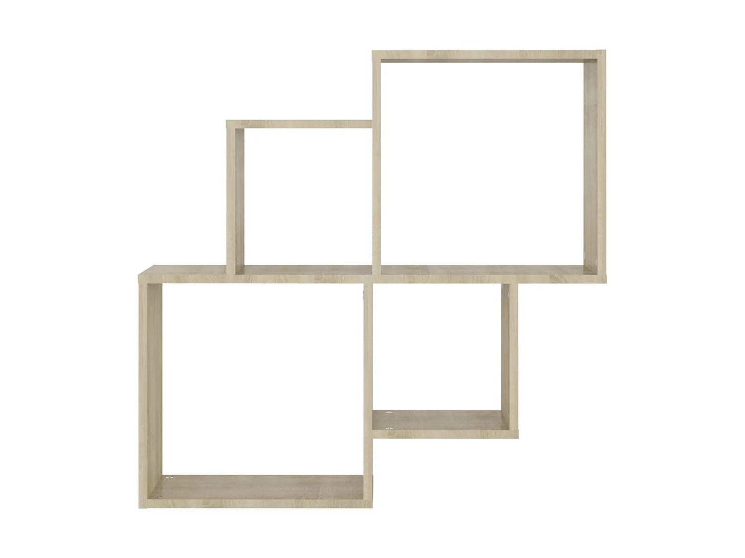 Étagère cube murale Chêne sonoma 80x15x78,5