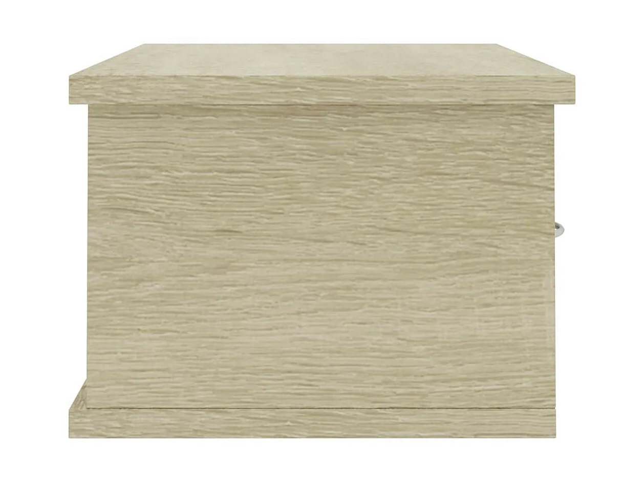 Étagère murale avec tiroirs Chêne sonoma 60x26x18,5