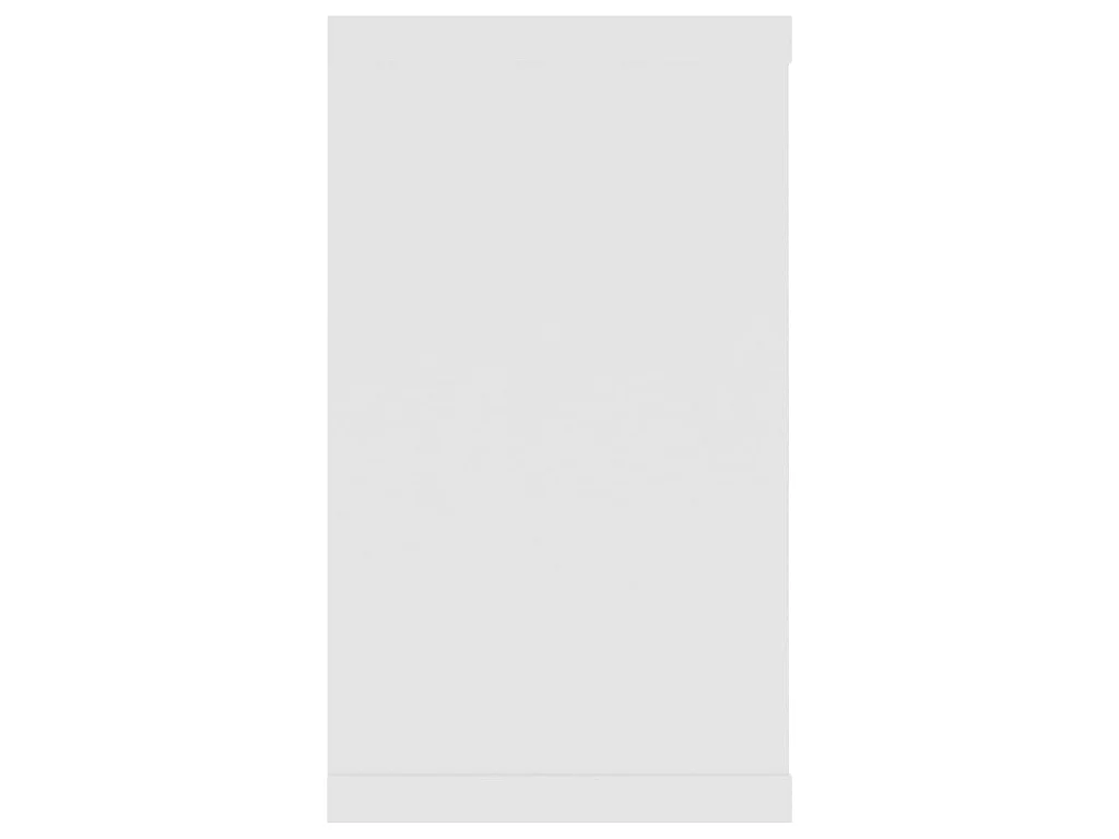 Étagères cube murales 2 pcs Blanc 80x15x26,5