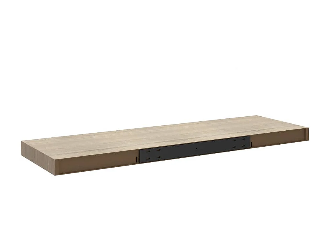 Étagères murales flottantes 4 pcs Chêne 80x23,5x3,8 MDF