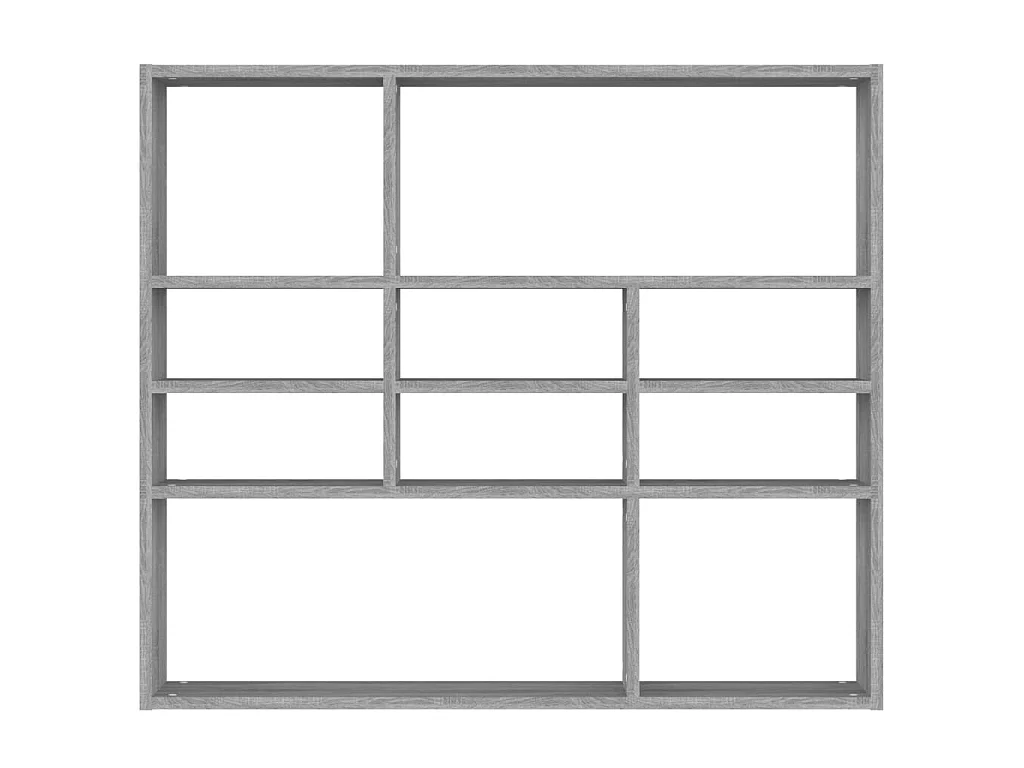 Étagère murale Sonoma gris 90x16x78 Bois ingénierie