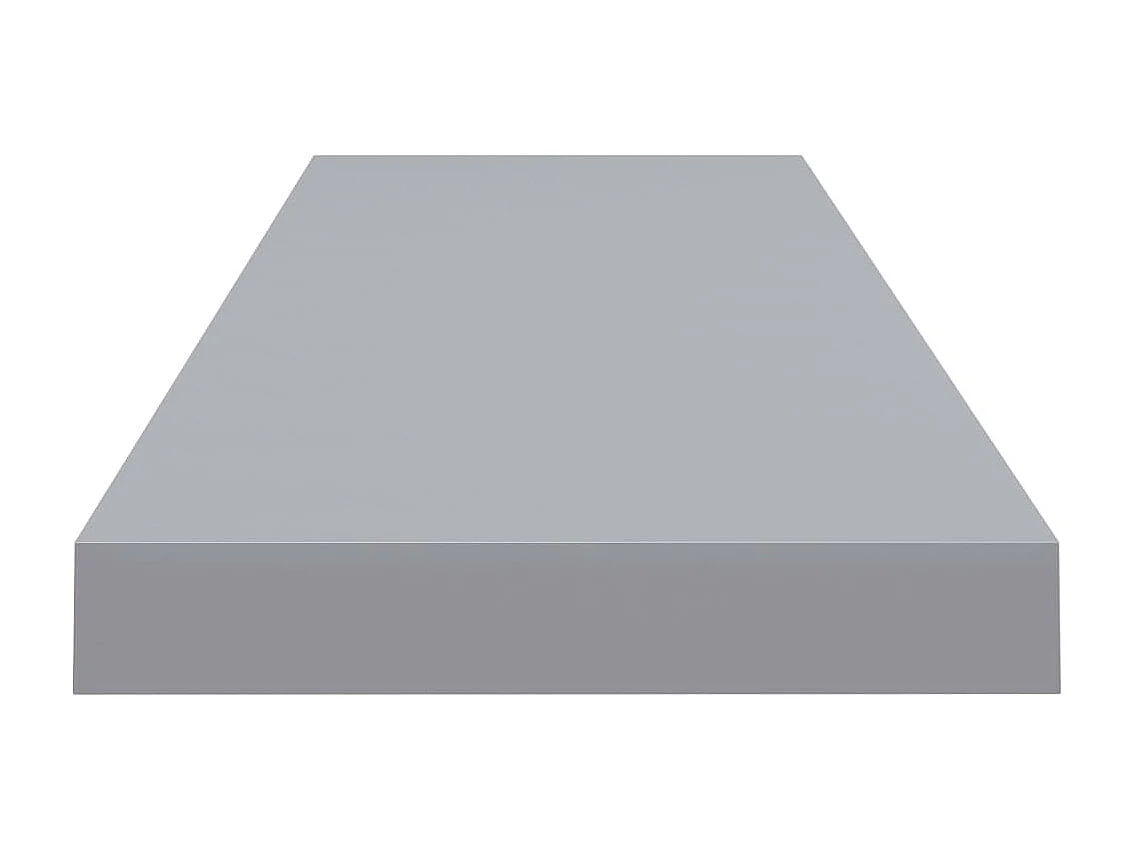 Étagères murales flottantes 4 pcs Gris 90x23,5x3,8 MDF