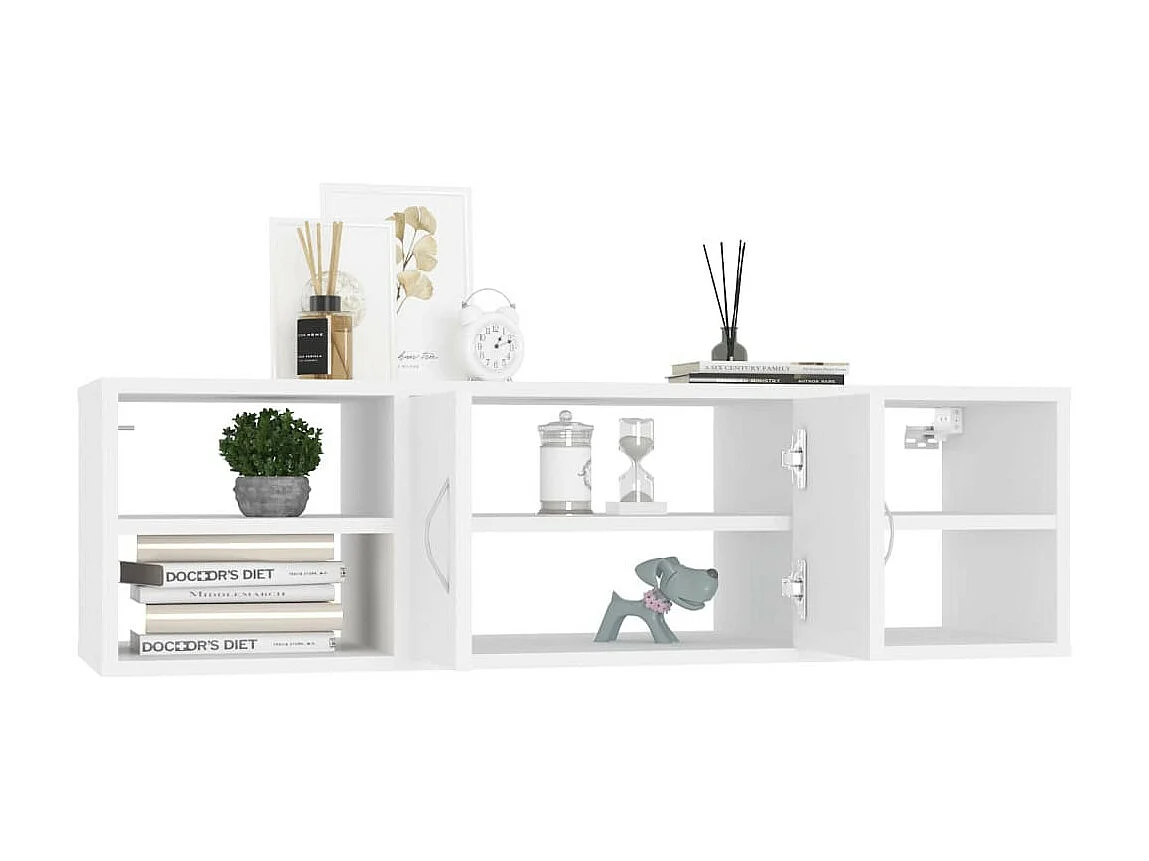 Étagère murale Blanc 102x30x29