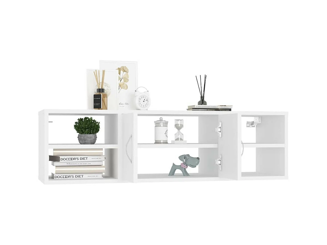 Étagère murale Blanc 102x30x29