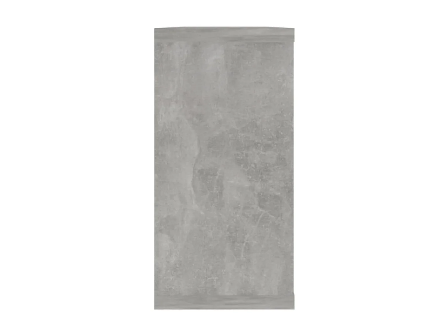 Étagères cube murales 4 pcs Gris béton 100x15x30
